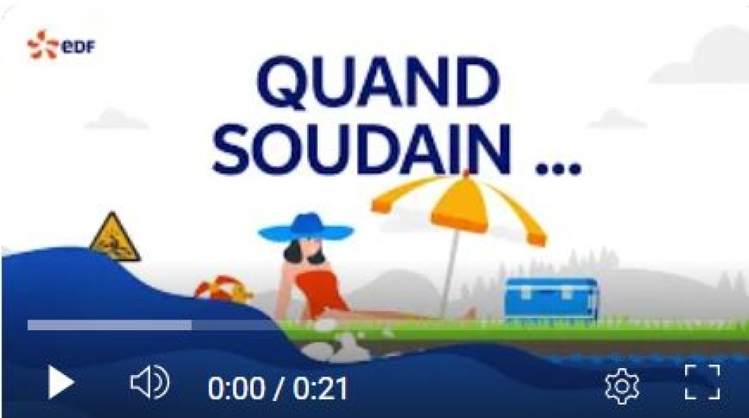 Illustration de la vidéo EDF sur la sûreté hydraulique